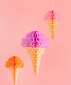 Eiscreme Papierdekoration
