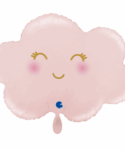 Folienballon Wolke matt rosa
