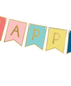 Banner Happy Birthday bunt (Regenbogenland Collection)