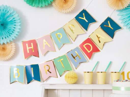 Banner Happy Birthday bunt (Regenbogenland Collection) – Bild 2
