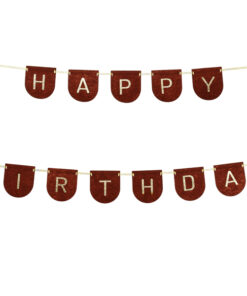 Filzbanner Happy Birthday ( Kleine Waldfreunde Collection)