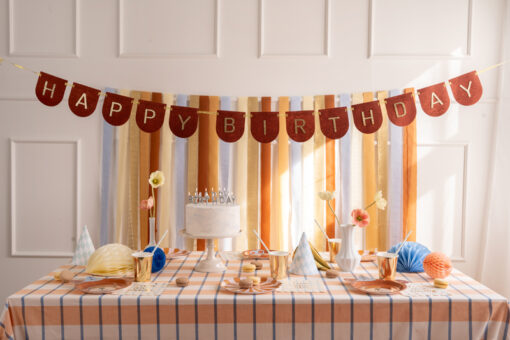 Filzbanner Happy Birthday ( Kleine Waldfreunde Collection) – Bild 2