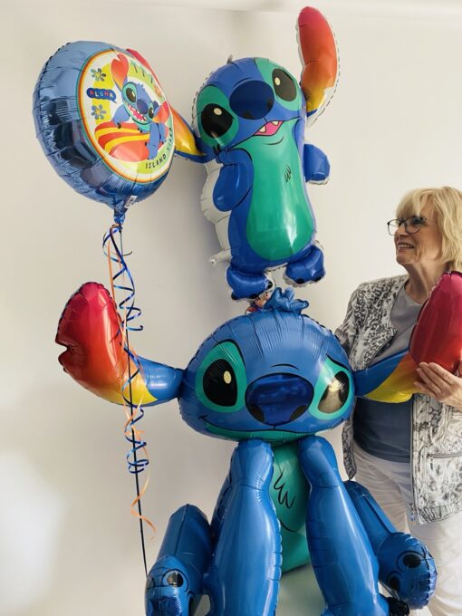 Folienballon Airwalker Stitch XL ca. 96cm – Bild 4