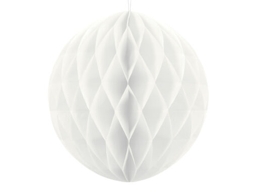 Seidenpapierkugel weiß, 40 cm (Black and White Collection"