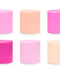 Krepppapier Streamer pfirsich/rosa/pink