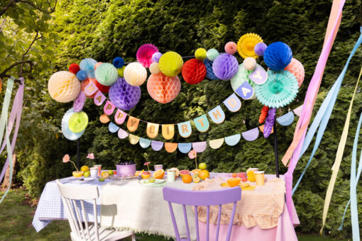 Krepppapier Streamer  Sommerfarben – Bild 2