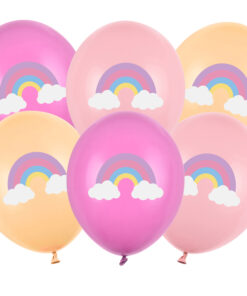 Latexballone Regenbogen, ungefüllt (Regenbogenland Collection)