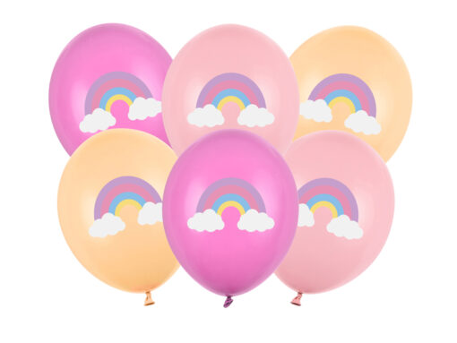 Latexballone Regenbogen, ungefüllt (Regenbogenland Collection)