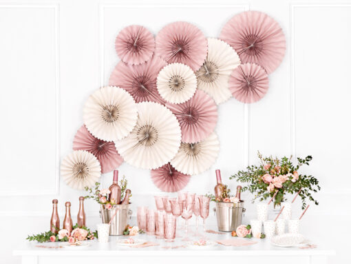 Servietten rosa mit goldenen Punkten (Flamingo Collection) – Bild 3