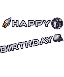 Banner Happy Birthday Space (Space Collection)