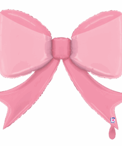 Folienballon Schleife "Pretty Pink Bow"