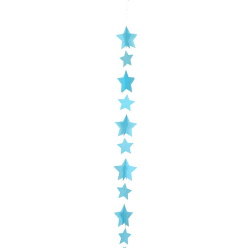 Sternengirlande, blau