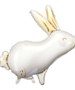 Folienballon "Hase" mit goldenen Ohren