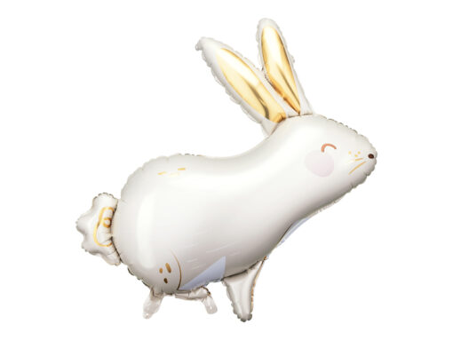 Folienballon "Hase" mit goldenen Ohren