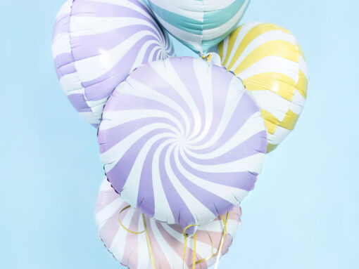 Folienballon "Bonbon" pastell flieder – Bild 2