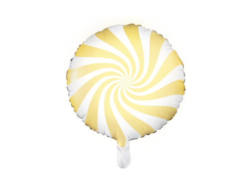 Folienballon "Bonbon" pastell gelb