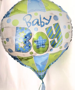 Folienballon in Form eines Fesselballons "Baby Boy"