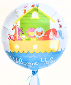 Folienballon "Welcome Baby" Arche