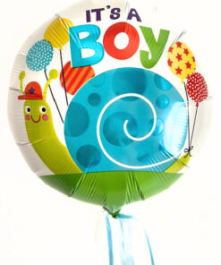 Folienballon "It´s a BOY" Schnecke