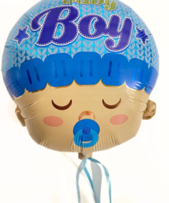 Folienballon "Baby Boy"  mit Schnuller und Mütze