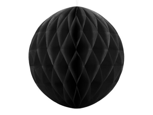 Seidenpapierkugel, schwarz, 20 cm