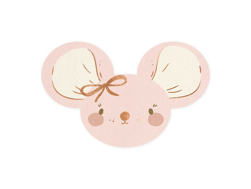 Papierservietten "Maus/Kopf"