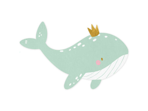 Papierservietten "Walfisch"