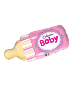 Folienballon "Trinkflasche" Welcome Baby