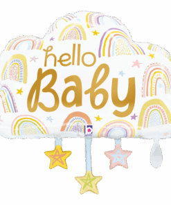 Folienballon hello Baby Cloud