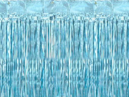 Vorhang Curtain Backdrop, hellblau
