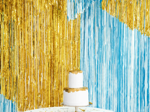 Vorhang Curtain Backdrop, hellblau – Bild 2