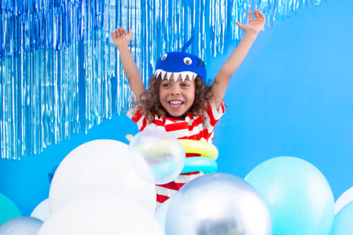 Vorhang Curtain Backdrop, hellblau – Bild 4