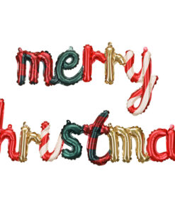 Folienballonschriftzug "merry christmas"