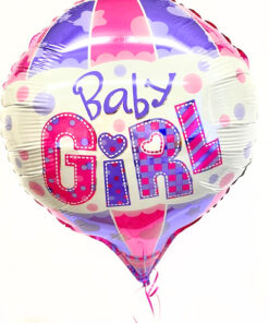 Folienballon "Baby Girl" Fesselballon 3D