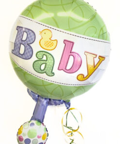 Folienballon "Babyrassel"