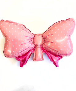 Folienballon "Schleife" , rosa
