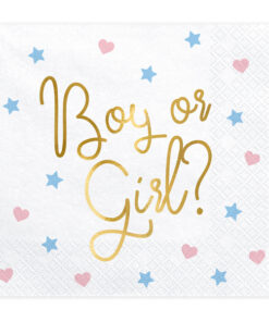 Papierservietten "Boy or Girl"