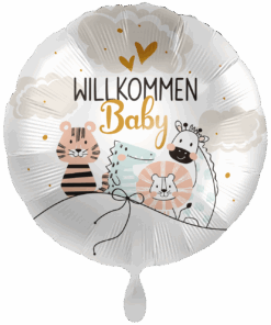 Folienballon "WILLKOMMEN Baby"