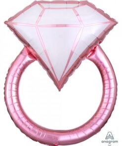 Folienballon "Ring",  rosa