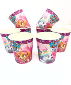 Pappbecher "PAW PATROL" rosa/pink