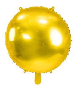 Spiegelfolienballon, rund, gold
