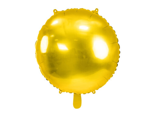 Spiegelfolienballon, rund, gold