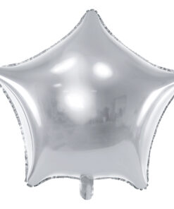 Folienballon, Stern , silber
