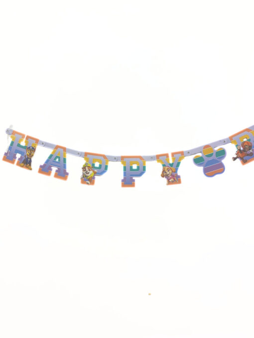 Banner Happy Birthday "PAW PATROL"