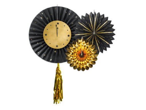 Deko-Rosetten "Uhr"