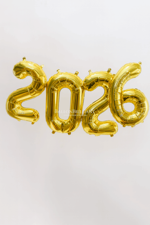 Silvester Set: Konfetti-Strauß + 2026 – Bild 2