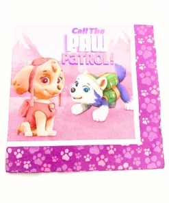 Papierservietten "PAW PATROL" rosa/pink