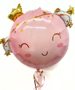 Folienballon "Little Moon Star", rosa