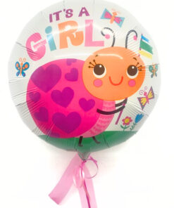 Folienballon "It`s a Girl" Käfer