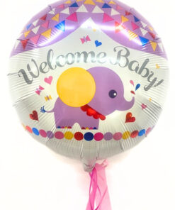 Folienballon "Welcome Baby" Elefant